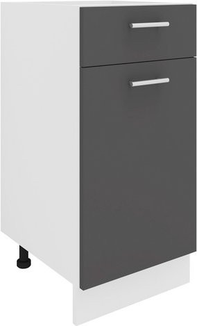 VCM Küchenunterschrank Esilo in Grau mit Schublade, B/T/H: 40 x 46 x 82 cm - Bild 1
