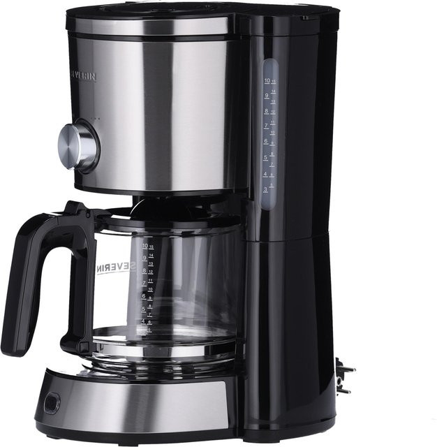 Severin TypeSwitch Filterkaffeemaschine KA 4825, Schwarz/Edelstahl, 1,25 l, B: 23,0 cm, H: 34,0 cm, T: 26,0 cm - Bild 4