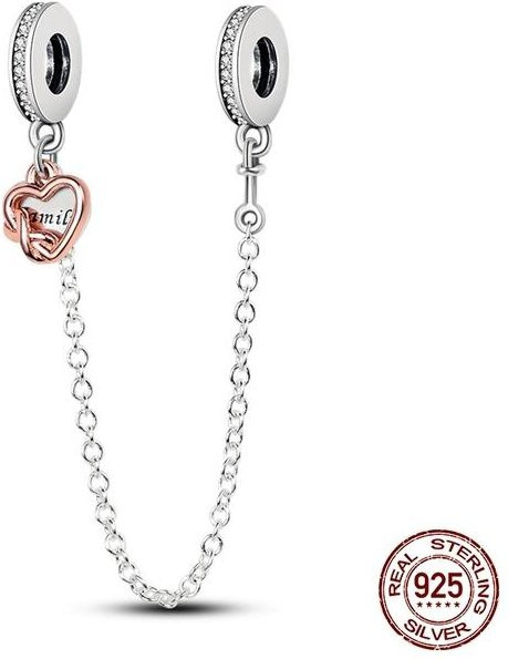 Lily there Clip-Charm, 925 Silber, Zirkonia, Perle, Damen, Weiß - Bild 1
