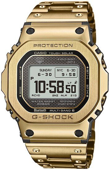 Casio G-Shock GMW-BZ5000GD-9ER Armbanduhr in Gold mit Bluetooth und GPS für Damen und Herren - Bild 1
