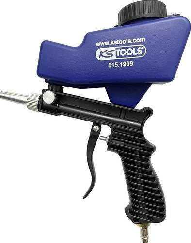 KS Tools Druckluft-Sandstrahlpistole in Blau aus Kunststoff, Länge: 260 mm - Bild 1