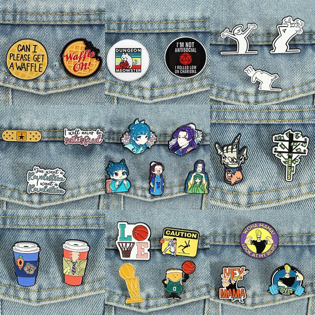 Miss Zoe Emaille-Pins, Anime-Sammlung, Kaninchen, Fuchs, Kaffee, Maomao, Waffeln - Bild 1