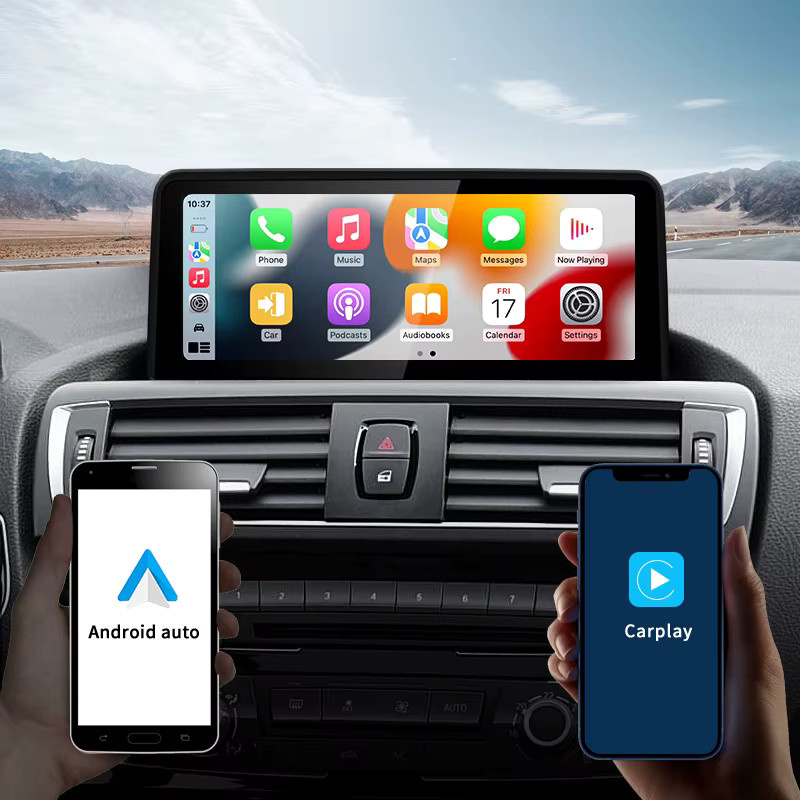 STWEI Android Auto Video Player mit Wireless CarPlay und Bluetooth für BMW 1Serie F20 F21 (2013-2016) in Schwarz - Bild 3