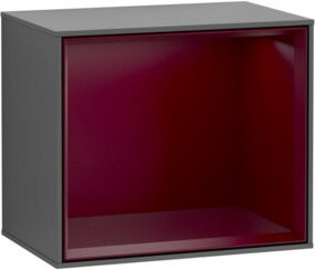 V&B Regalmodul Finion mit integrierter LED-Beleuchtung, Anthrazit matt, B/T/H: 41,8 x 35,6 x 27 cm - Bild 1