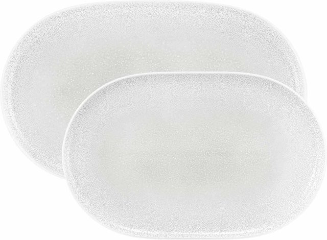 Seltmann Weiden Servierplatten-Set Sento Home aus Porzellan, 2er Set, oval, weiß - Bild 1