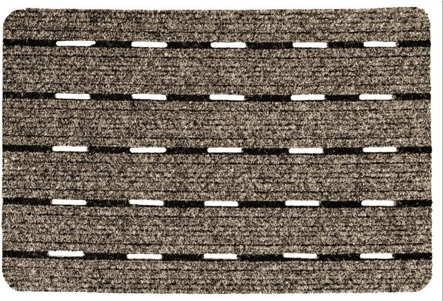 Astra Türmatte Perfo Rips aus Polypropylen in Beige, B: 40 cm, T: 60 cm - Bild 1