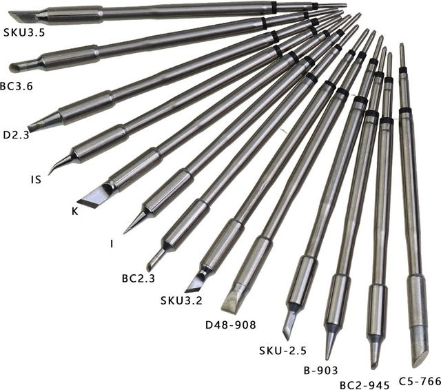 QUICKO C245 Universeller T245 Lötspitzen-Griff für Lötstationen und Handy-Reparaturwerkzeuge in Silber - Bild 1