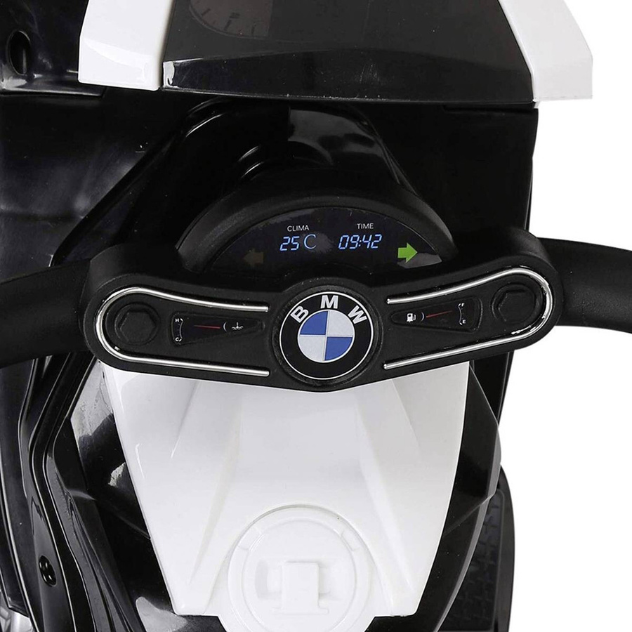HOMCOM BMW S1000RR Elektro Kindermotorrad, Kinderfahrzeug, Schwarz, Weiß, ab 2 Jahren - Bild 4