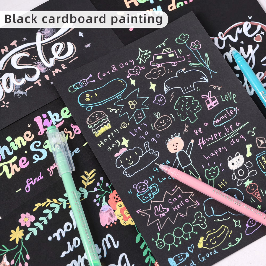 PHANTACI Morandi Gel Stifte Set Multi-Color Marker mit 0,6 mm Spitze für Schule und Zeichnung - Bild 2