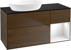 V&B Waschtischunterschrank Finion in Weiß lackiert, Breite: 120 cm, Tiefe: 50,1 cm, Höhe: 50,1 cm - Bild 1