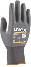 Montagehandschuhe uvex phynomic lite in Grau und Orange, 10 Paar, Größe 6, nach EN 388 - Bild 1