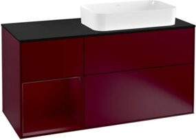 V&B Waschtischunterschrank Finion in Lackoptik, Breite: 120 cm, Tiefe: 50,1 cm, Höhe: 50,1 cm - Bild 1