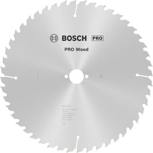 Bosch Optiline Wood Hartmetall Kreissägeblatt für Tischkreissägen, Farbe: Silber, Durchmesser: 315 mm, Bohrung: 30 mm, Dicke: 3,2 mm, 48 Zähne - Bild 1