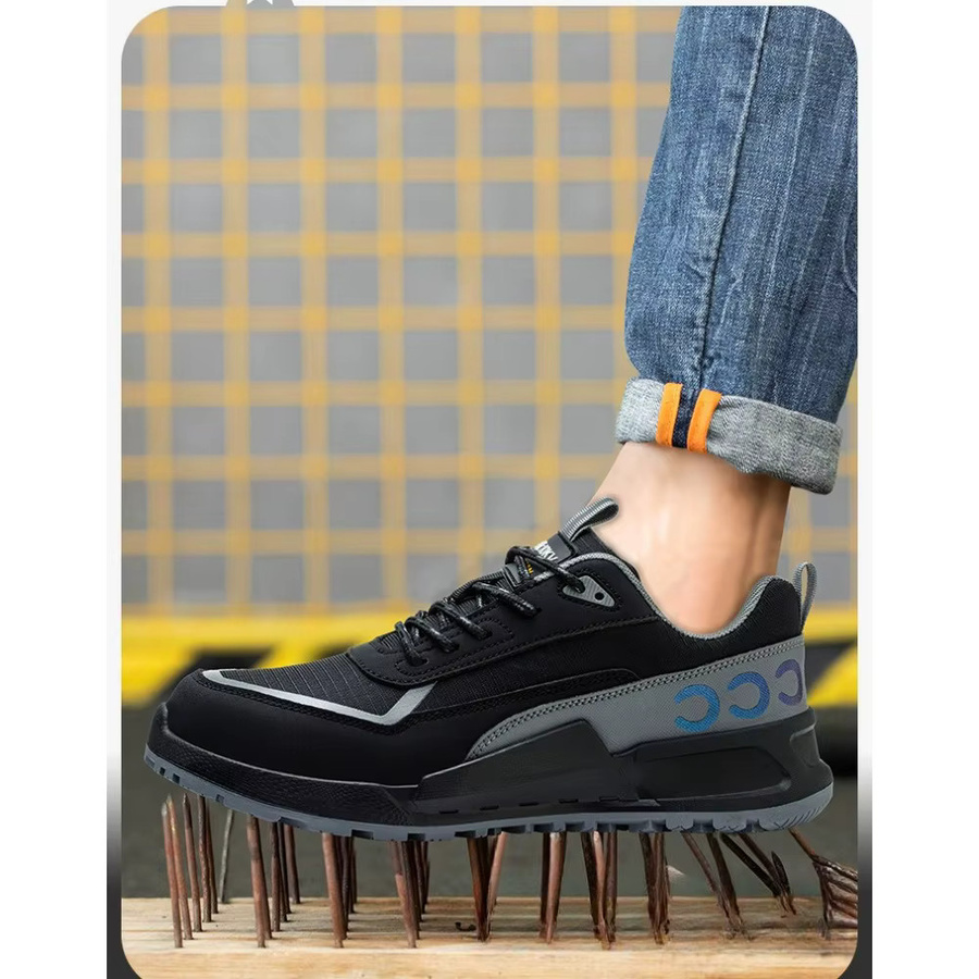 QHSPE Arbeitsschutzschuhe für Herren, isolierte elektrische Sicherheitsschuhe mit Anti-Smashing- und Piercing-Schutz, 10 kV verschleißfest - Bild 2