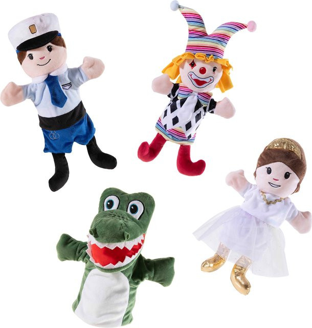 HEUNEC Kasperle-Theater, Handspielpuppen Set, Fantasy, Bunt / Mehrfarbig, Plüsch / Textil - Bild 1
