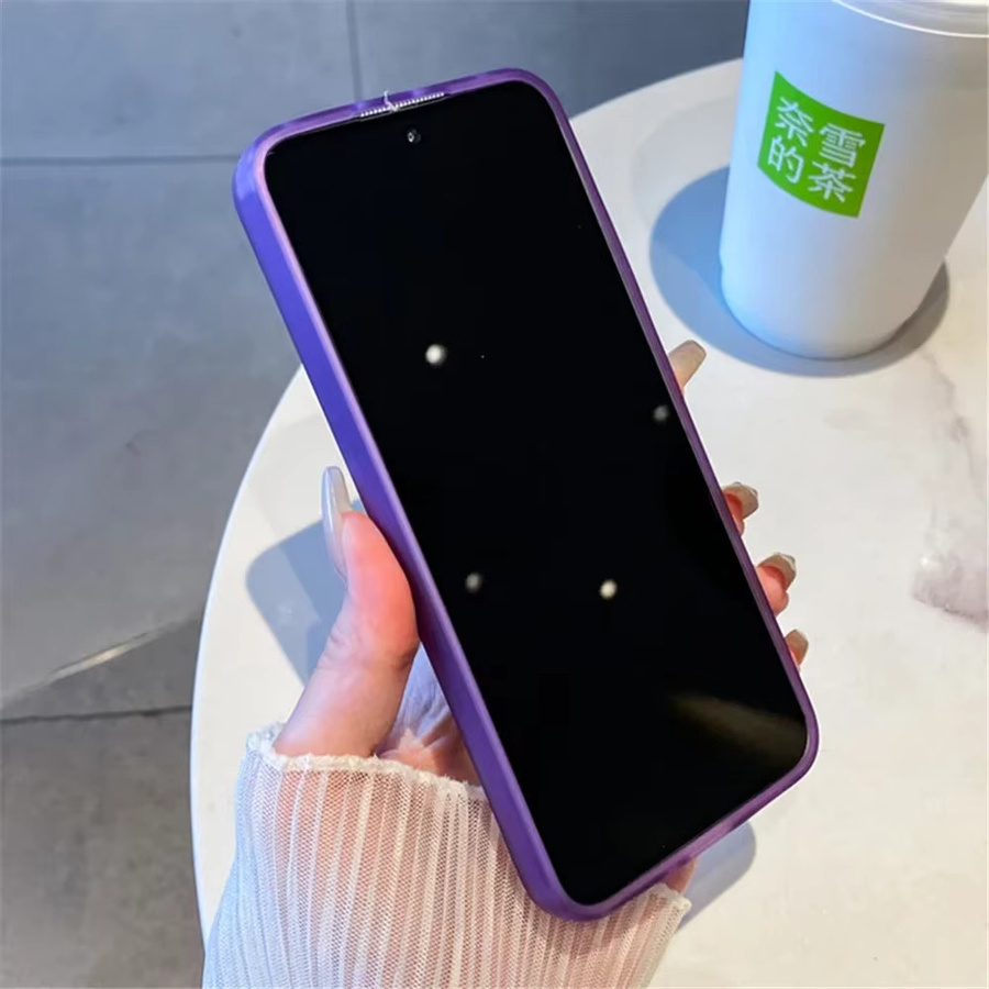 Stoßfeste Handyhülle mit mattem Laser-Effekt für Xiaomi 13T 12T 11 13 14 und Poco X6 F5 F4 F3 Pro sowie Redmi Note 13 12 Pro in Multicolor - Bild 3