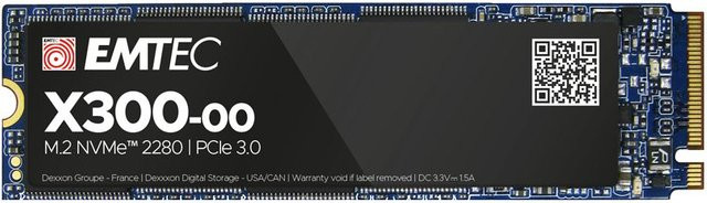 Emtec Power Pro X300 NVMe M.2 SSD, 2 TB, Schwarz - Bild 2