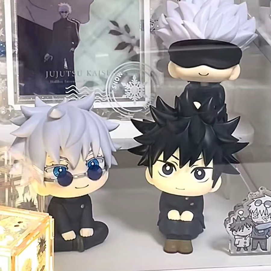 Bandai Jujutsu Kaisen Yuji Itadori Gojo Satoru Q-Version Actionfiguren, 5-teiliges Set - Bild 4