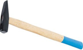 BGS Do it yourself Schlosserhammer Club mit Holzgriff in Schwarz und Multicolour, 100 g - Bild 1