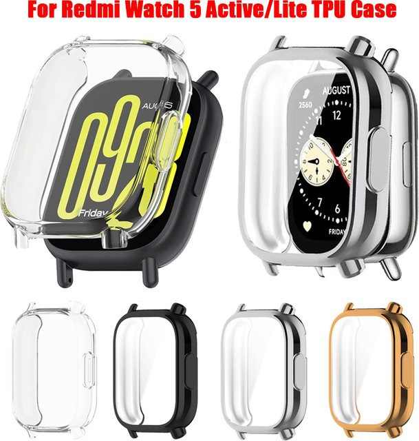Xiaomi Uhrenzubehör, TPU Soft Shell für Redmi Uhr 5 Lite, transparent - Bild 1
