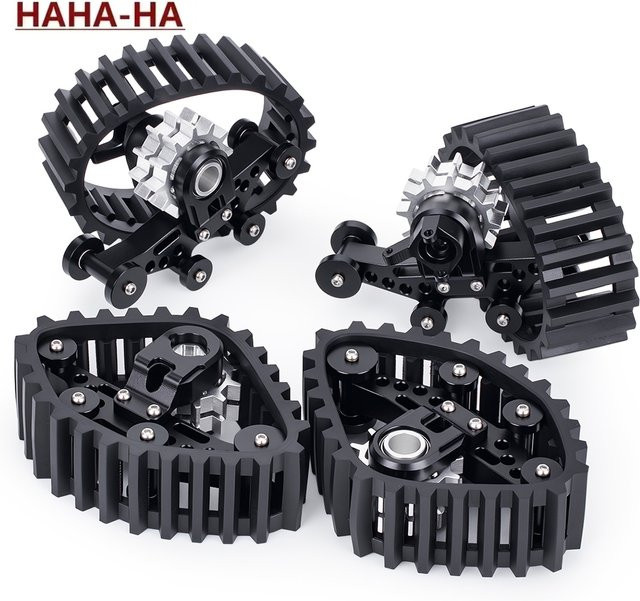 MALOM RC RC Crawler Metall-Schneeketten-Rad-Reifen-Set, 1:24, Zubehör - Bild 1