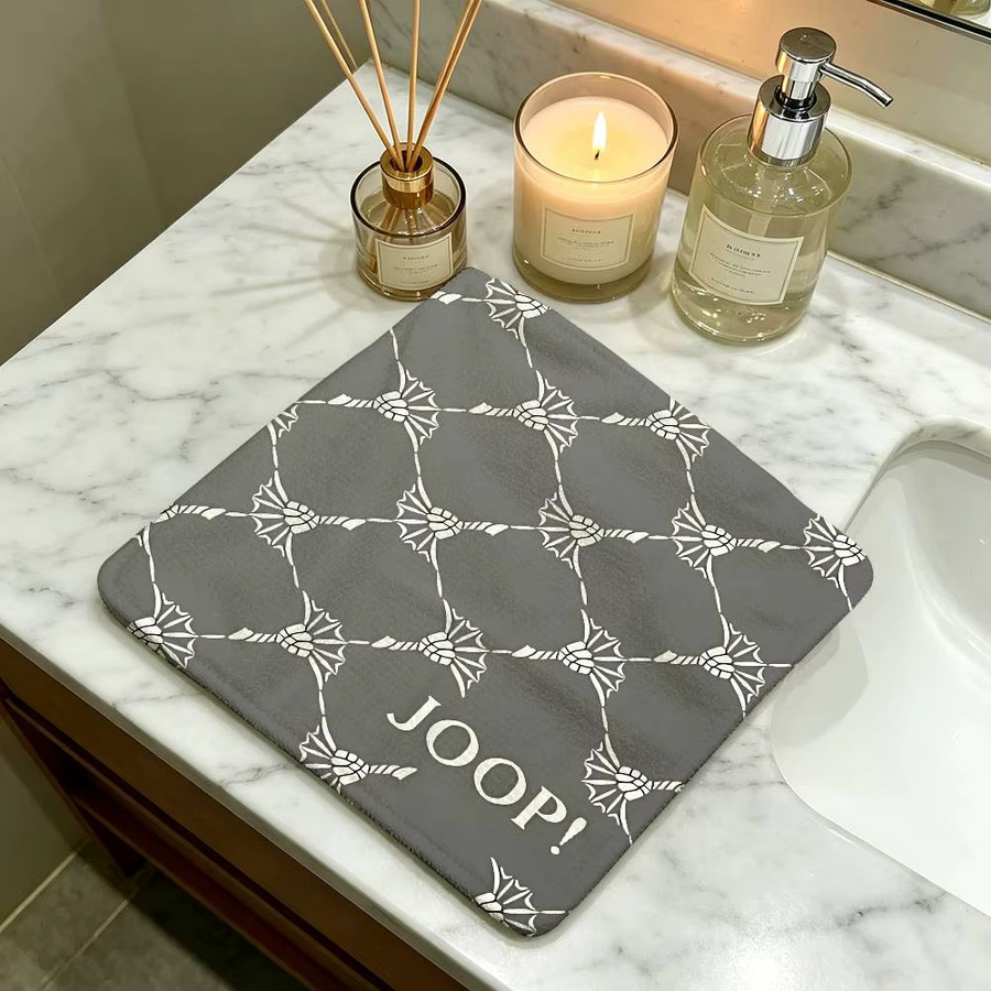Joop Handtuch mit Grafikprint in Grau aus Polyester-Baumwolle mit Aufhängeschlaufe, Breite: 30,0 cm, Höhe: 25,0 cm - Bild 2