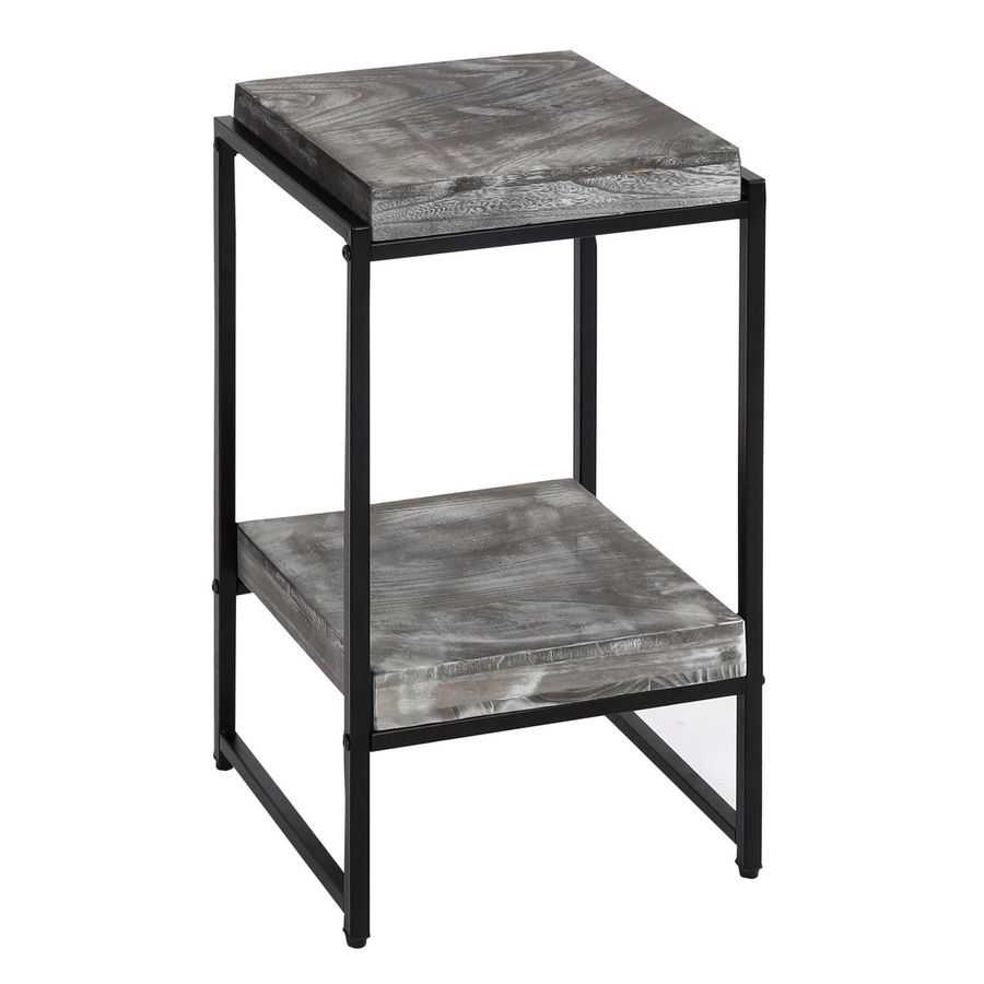 MCW Blumentisch K71 Beistelltisch und Blumenregal aus MDF und Metall in Dunkelgrau, Höhe: 61 cm - Bild 2