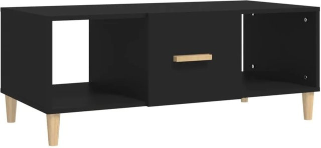 vidaXL Couchtisch modern in Schwarz aus Holzwerkstoff, B/T/H: 102 x 50 x 40 cm - Bild 1