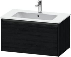Duravit Waschtischunterschrank Ketho.2 in Weiss mit einem Auszug, wandhängend, B/T: 81 x 48 cm - Bild 1