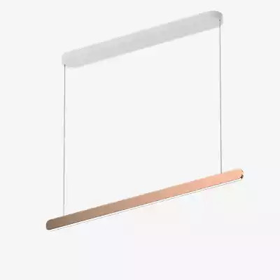 Occhio Mito Volo 100 Var Up LED Pendelleuchte, Kopf Roségold, Baldachin Weiß Matt - Bild 1