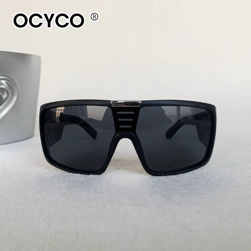 OCYCO Sportsonnenbrille, Vollrand, Kunststoff, Schwarz - Bild 2