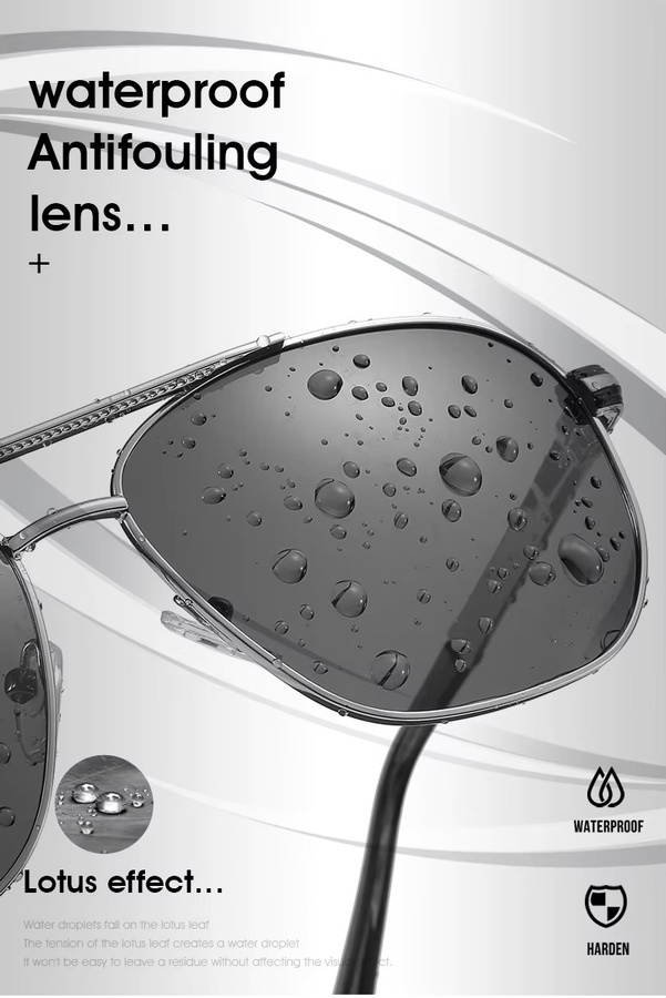ZENOTTIC Sonnenbrille Aviator, Vollrand, polarisiert, Herren - Bild 5