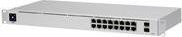Ubiquiti UniFi Switch USW-16-POE Gen2 Managed Gigabit Netzwerk-Switch mit 16x RJ-45, 2x SFP und PoE+ - Bild 1