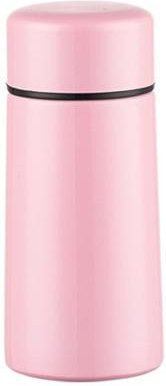 SUNJOY HOUSE Mini Tragbarer Taschenbecher aus Edelstahl, Doppelwandig Isoliert, Kaffeeflasche, Rosa - Bild 1