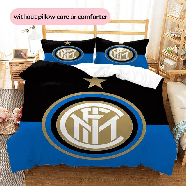 FC Internazionale Milano Bettwäsche Set mit Reißverschluss, 1 Bettbezug und 2 Kissenbezüge, B/H: 200 x 220 cm - Bild 1