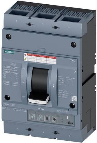 Siemens 3VA6610-5HM32-0AA0 Leistungsschalter in Grau - Bild 1