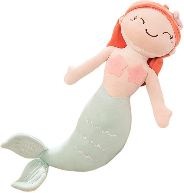 Yiran Health & Beauty Meerjungfrau Fisch Plüschtier, Bunt, 45cm - Bild 1