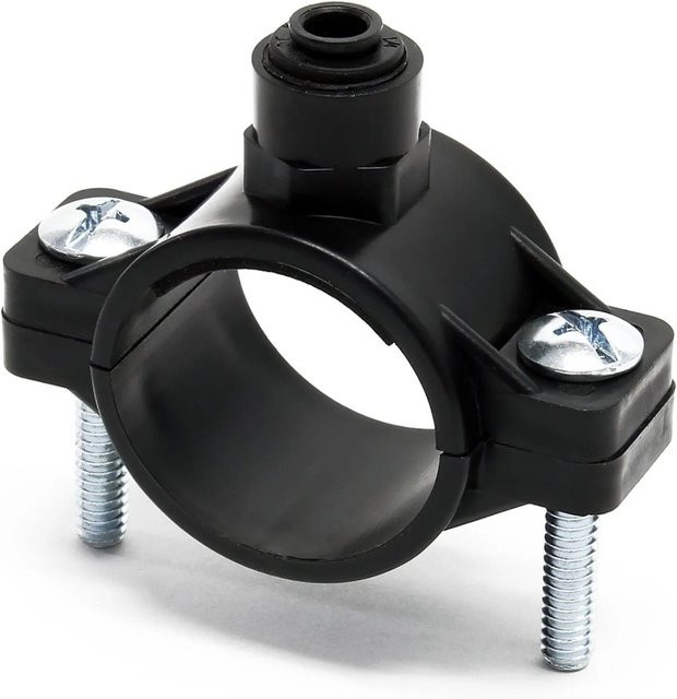 Naturewater Umkehrosmose Ablauf Siphon Anschluss Ø38mm in Schwarz - Bild 1