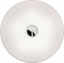 Flos Button Wandleuchte in Weiß für Badezimmer und Außenbereich mit IP44 Schutz - Bild 1