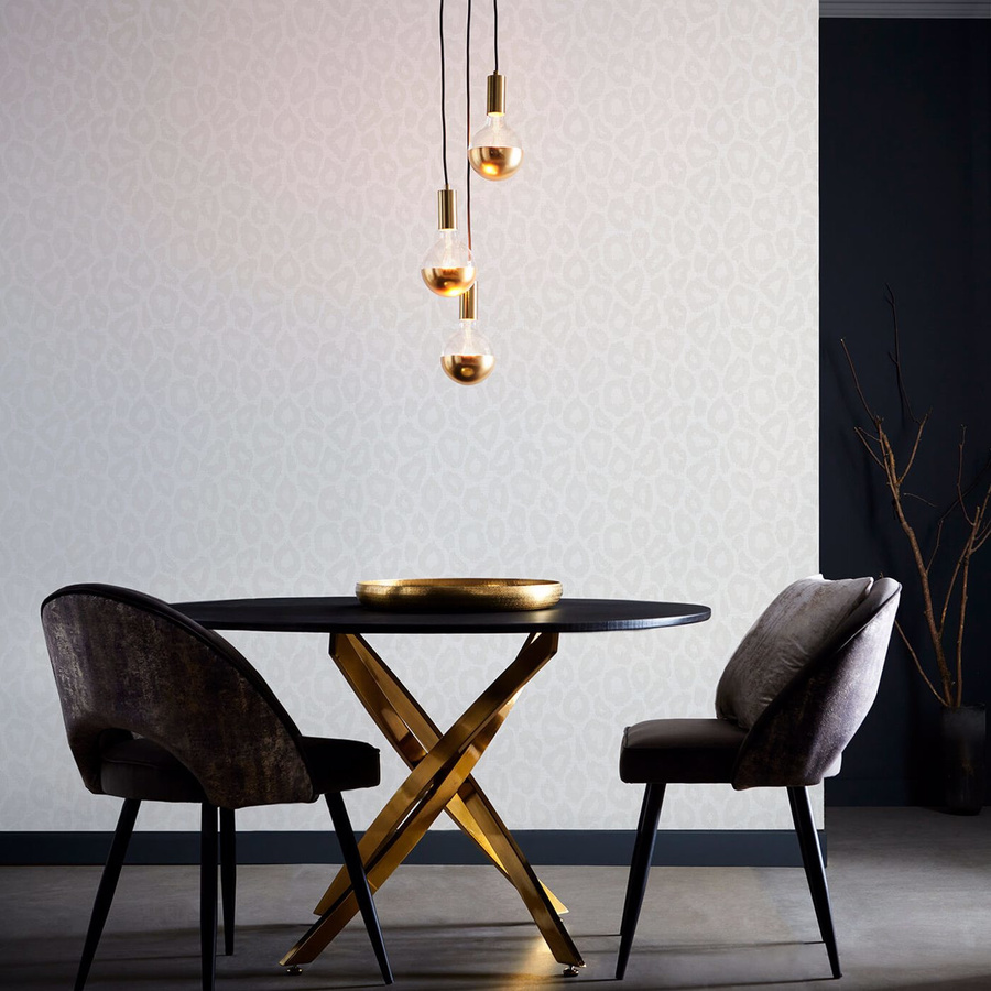 Clarke & Clarke Tapete Ortega Animal Print in Ivory und Beige, moderne Vlies-Tapete mit mattem Finish - Bild 1