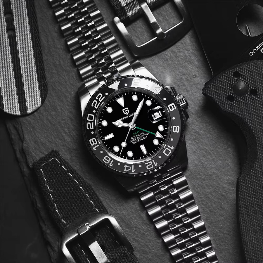 Pagani Design Armbanduhr GMT, Automatik, Edelstahl, Saphirglas, 40 mm, Herren - Bild 6