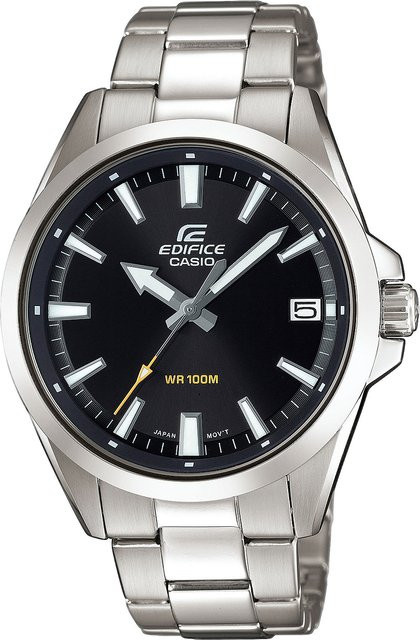 Casio Armbanduhr, Quarz, Edelstahl, Schwarz, 42 mm, Herren - Bild 1
