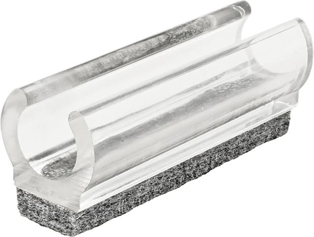 Wagner Klemmschalengleiter EH 0690 für Rundrohre Ø 1,2 cm, Transparent, 4 Stück - Bild 1