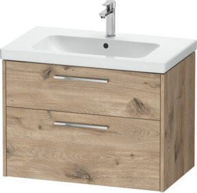 Duravit Waschtischunterschrank D-Code in Marmor Optik, Wandmontage, B/T/H: 78,4 x 55,5 x 46 cm - Bild 1