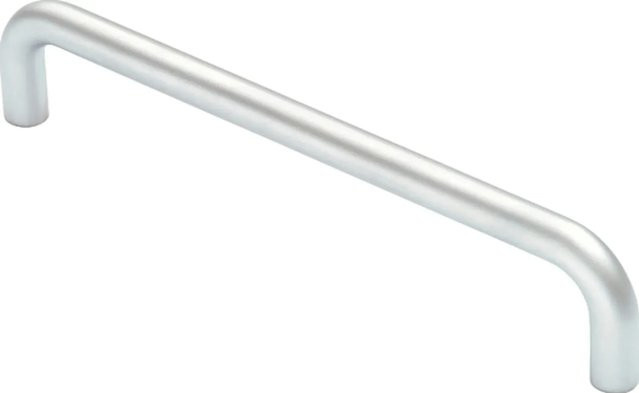 SIRO Bügelgriff 6175 aus Metall in Chrom matt, Farbe Silber, Länge: 128 mm - Bild 1