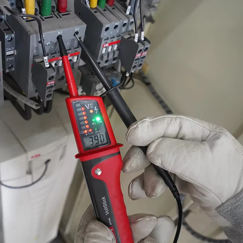 UNI-T Digitales Voltmeter und Spannungskontinuitätstester mit automatischer Bereichswahl und Phasenfolge-Prüfung, wasserdicht - Bild 2