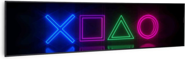 Klarstein Wonderwall Air Art Smart Infrarotheizung mit App-Steuerung und Motiv in Schwarz und Multicolour, B/H: 120 x 30 cm, 350 W - Bild 2