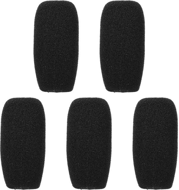 Andoer Mini-Mikrofon-Windschutz aus Schaumstoff für Revers-Lavalier-Headset in Schwarz - Bild 1