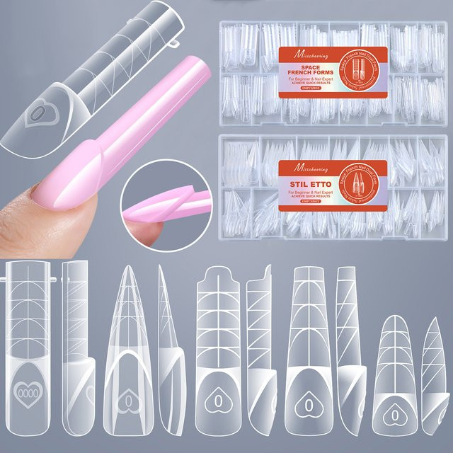 Misscheering Space-Nail-Dual-Formen, 150 Stück, Polygel-Verlängerung - Bild 1
