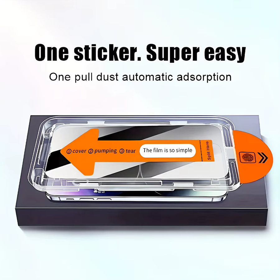Staubfreie Schutzglasfolie für Xiaomi Redmi Note Serie in Transparent - Bild 3